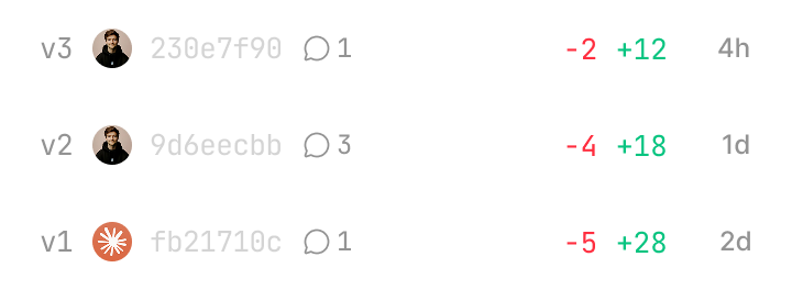 Interdiffs